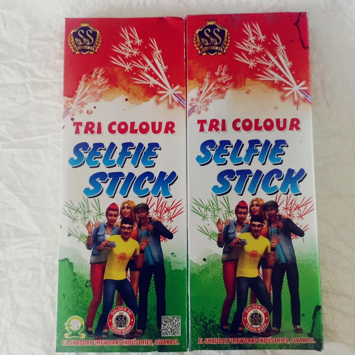 Tri colour ( selfie stick )
